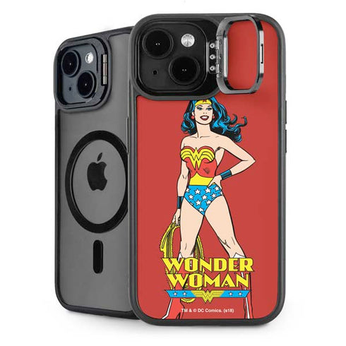 DC Comics Wonder Woman Portrait iPhone 15 Kickstand Case